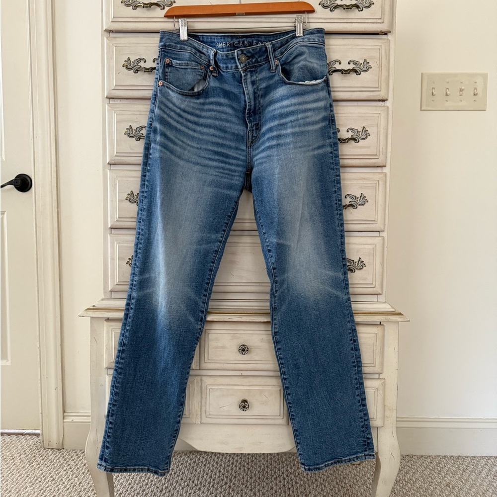 American Eagle Athletic Straight Jeans